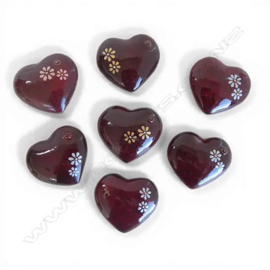 7 KEUM SUN LEE SML HEARTS, L.65 x 70mm