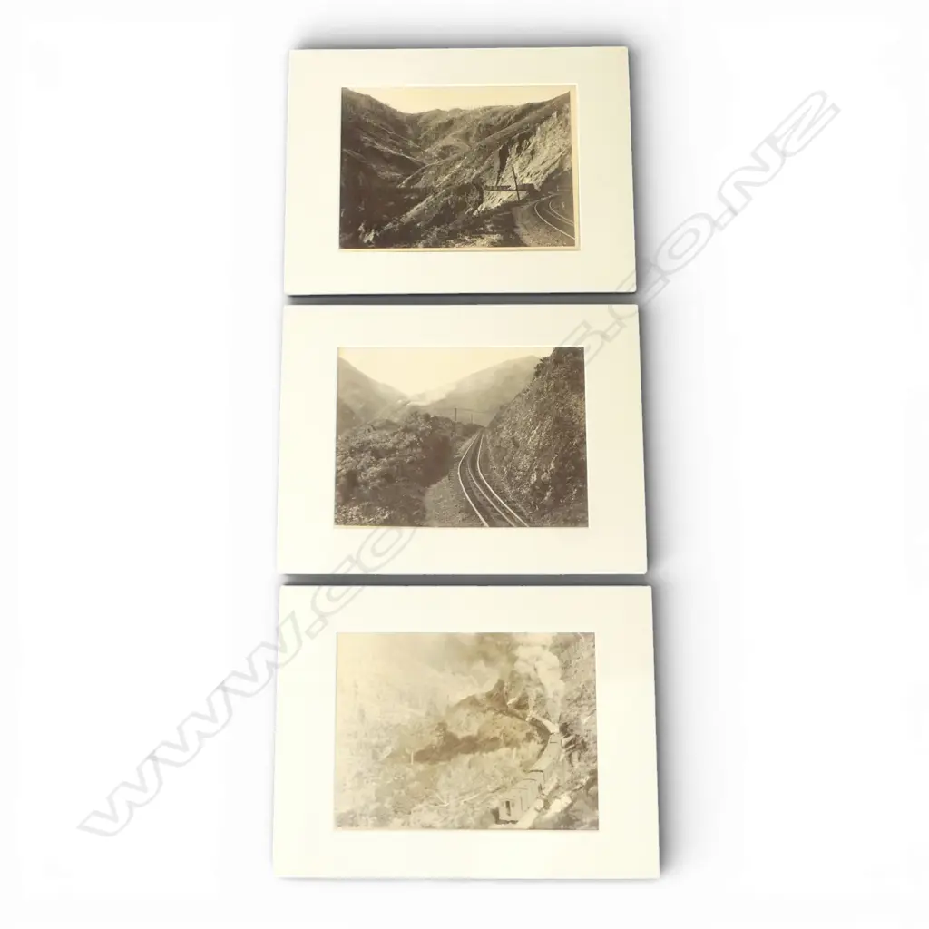 THREE  VINTAGE SILVER GELATIN RAILWAY PHOTOS 215 x 285 mm (EACH) Image 1++