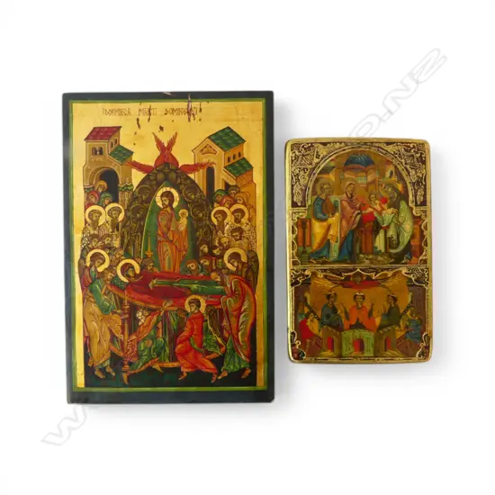 2 ORTHODOX ICONS 284x195mm