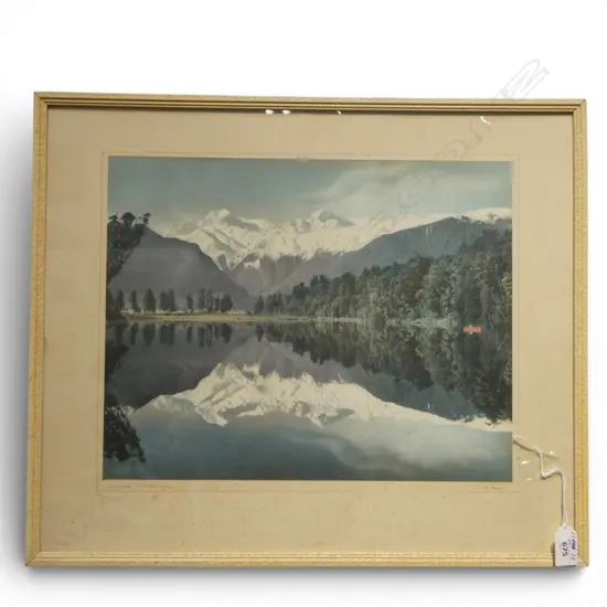 WHITES AVIATION, LAKE MATHESON, SIGNED & TITLED 300x370mm ex John Perry estate