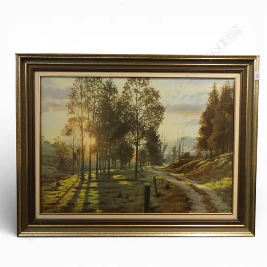 GRAHAM BRADDOCK PRINT; 'THE ROAD HOME' SIGNED 67/400 550x780mm