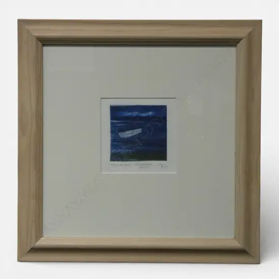 PAUL EVANS, ALDEBURGH BEACH, PRINT Ed. 19/275, 130x130mm