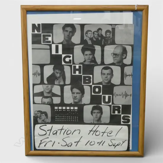 NZ BAND NEIGHBOURS MUSIC CONCERT POSTER 640x470mm