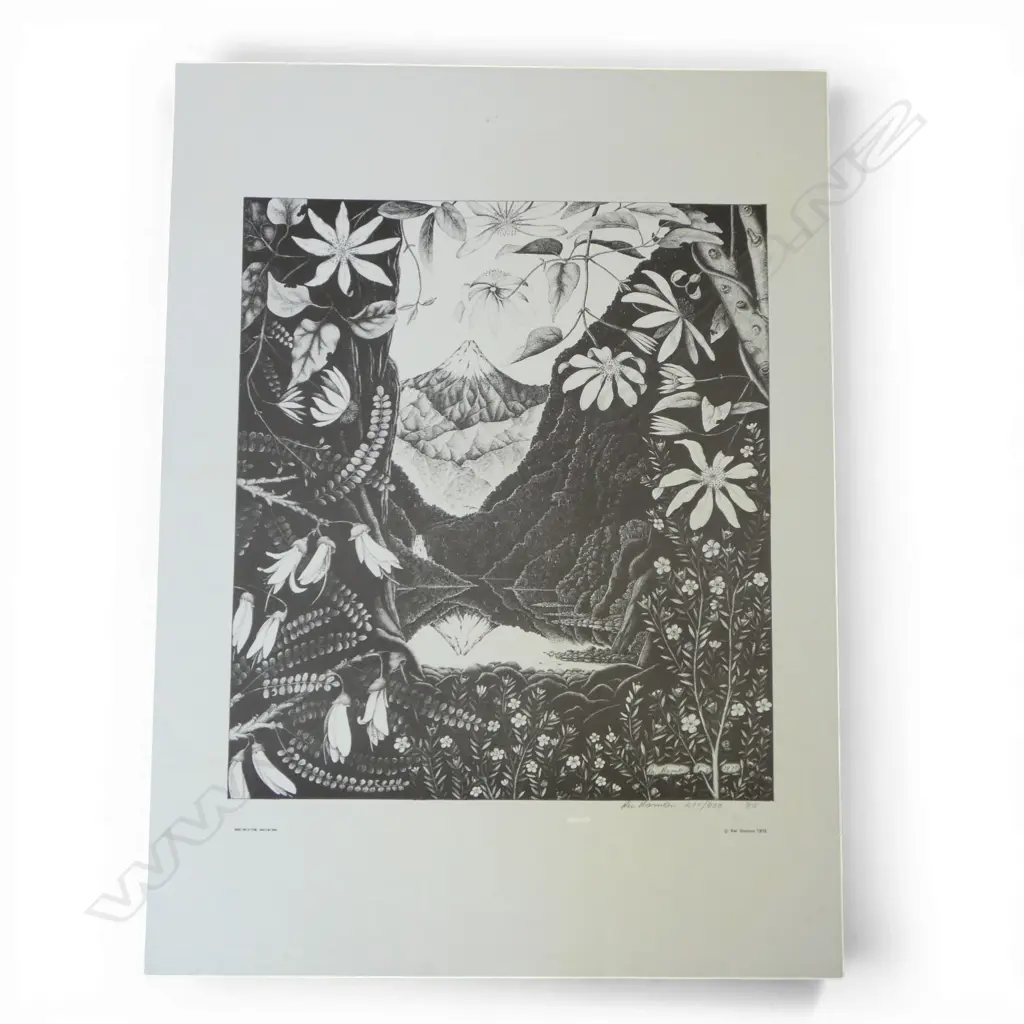 REI HAMON, UNTITLED 1975, LITHOGRAPH ED. 411/600, 500 X 440MM (UNFRAMED) Image 1++