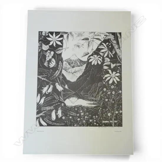 REI HAMON, UNTITLED 1975, LITHOGRAPH ED. 411/600, 500 X 440MM (UNFRAMED)