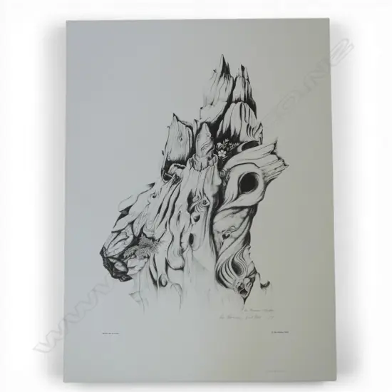 REI HAMON, UNTITLED, LITHOGRAPH ED. 545/600, 760 X 560MM (UNFRAMED)