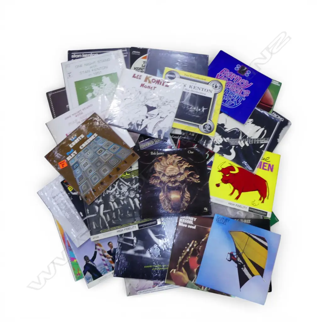 ASST. JAZZ LPs BARNEY KESSEL, BOB JAMES, etc Provenance: Ex Collection Wellington Choy Image 1++