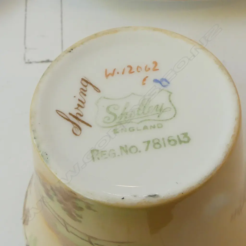 6 SHELLEY CHINA CSP SETC MIXED PATS Image 1++