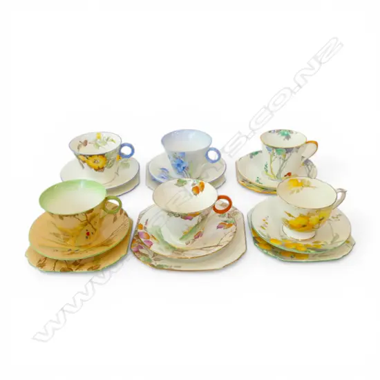 6 SHELLEY CHINA CSP SETC MIXED PATS