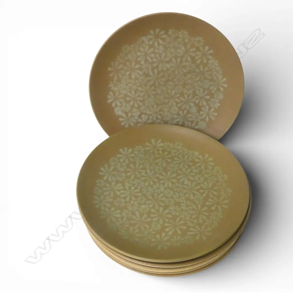 8 C/LYNN DOROTHY THORPE PALM SPRINGS PAT DINNER PLATES Image 1++