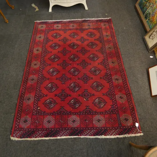 HAND KNOTTED RUG 1300x1350mm