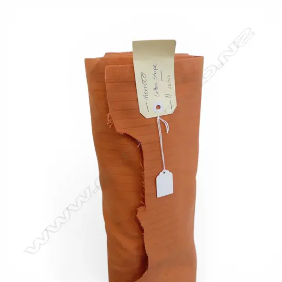 FABRIC BOLT; MOROCCO COTTON STRIPE, 11M BOLT