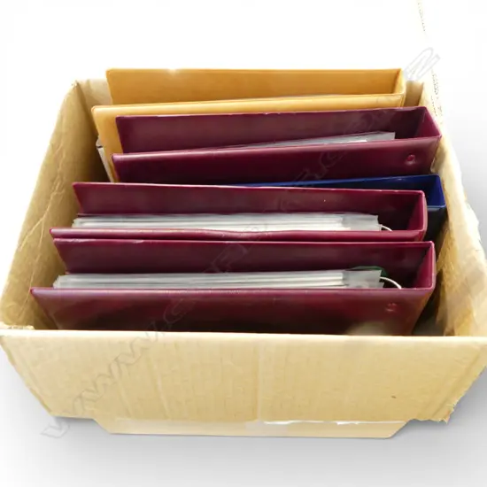 5 STAMP ALBUMS FIRST DAY COVERS