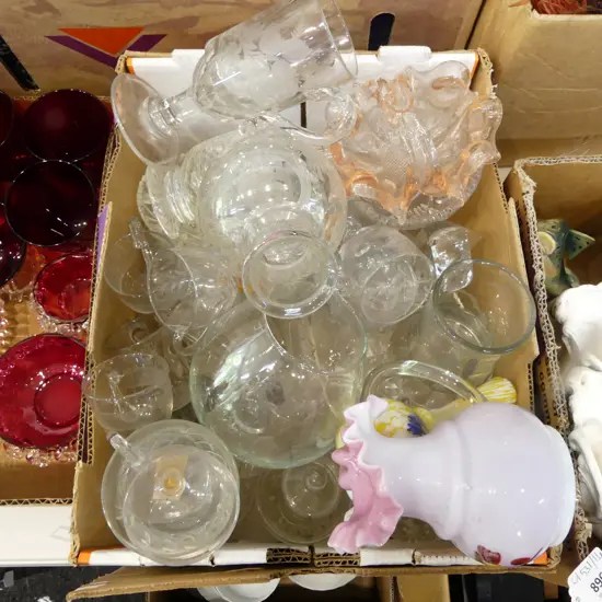 ASST. ANTIQUE / VINTAGE GLASS WARE