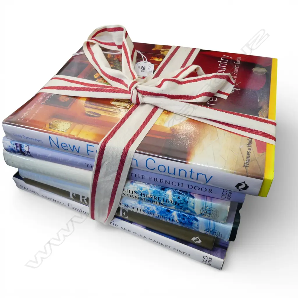 6 FRENCH INTERIOR DESIGN BOOKS Image 1++