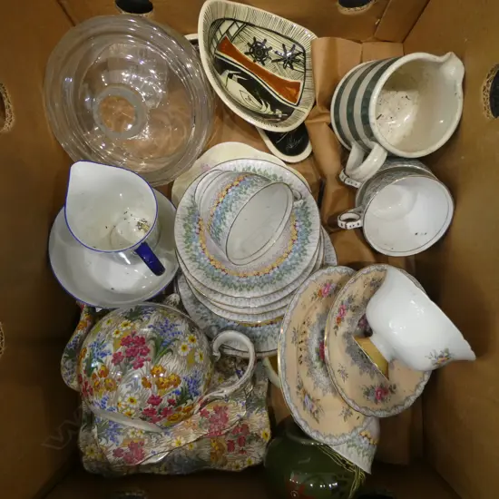 ASST. CHINA & GLASS etc