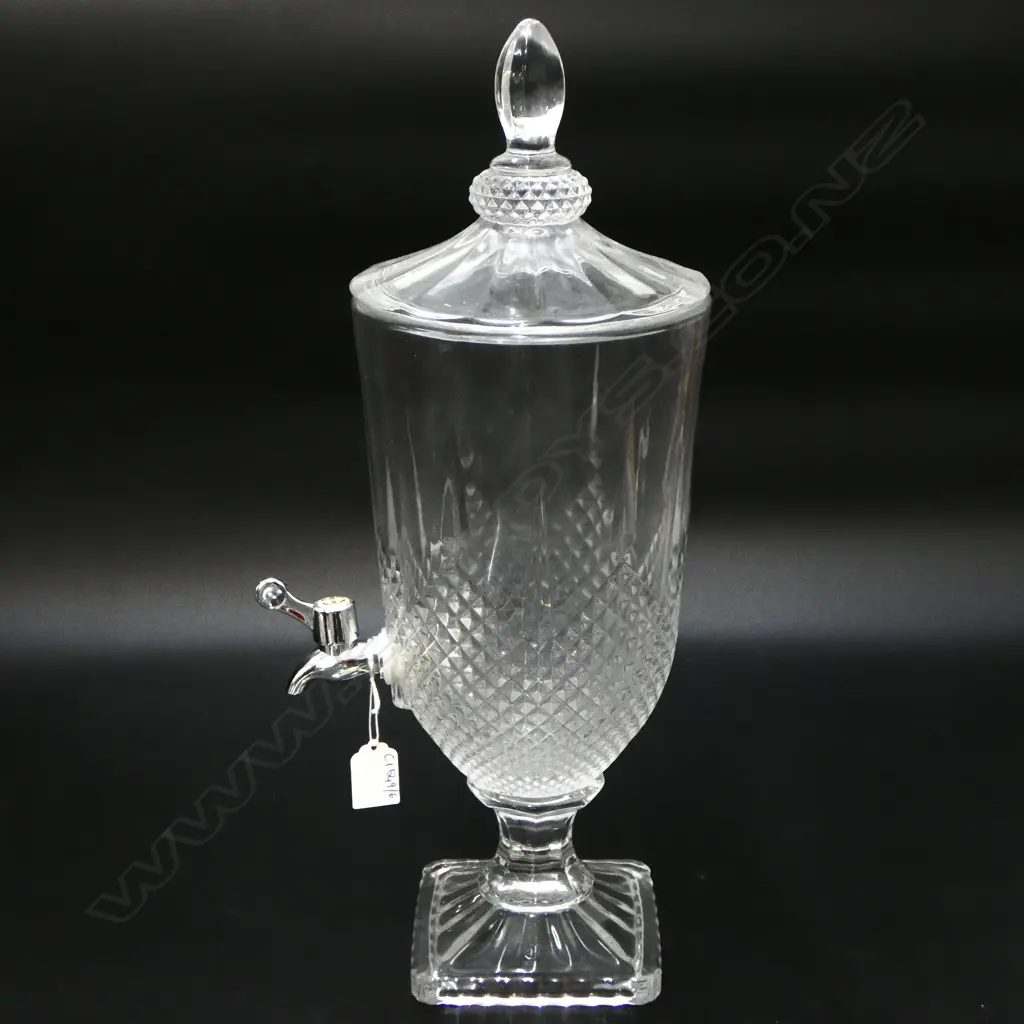 PRESSED GLASS BEVERAGE DISPENSER H.460mm Image 1++