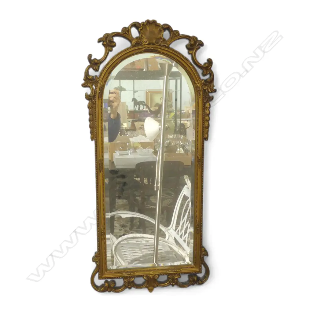 GILDED BEVEL EDGE MIRROR H.825mm Image 1++