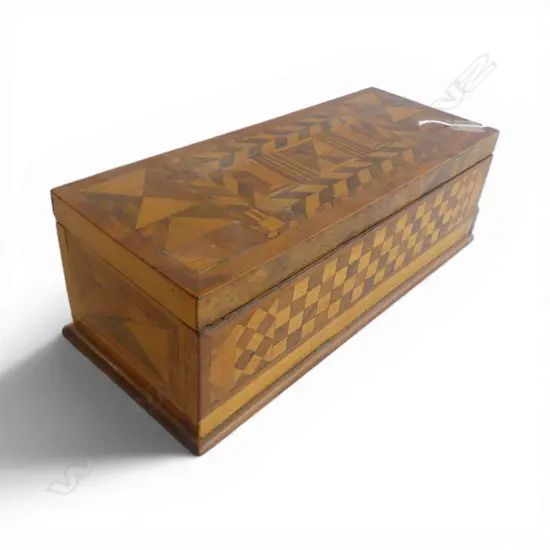 NZ WOOD INLAY GLOVE BOX W.300mm