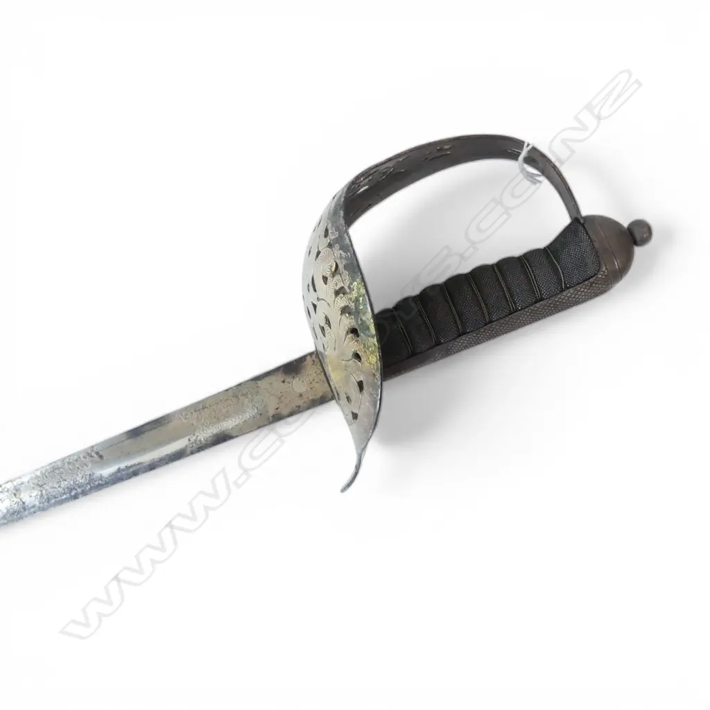 EDWARD VII 1897 PATTERN BRITISH INFANTRY OFFICER'S SWORD. No scabbard. Image 1++