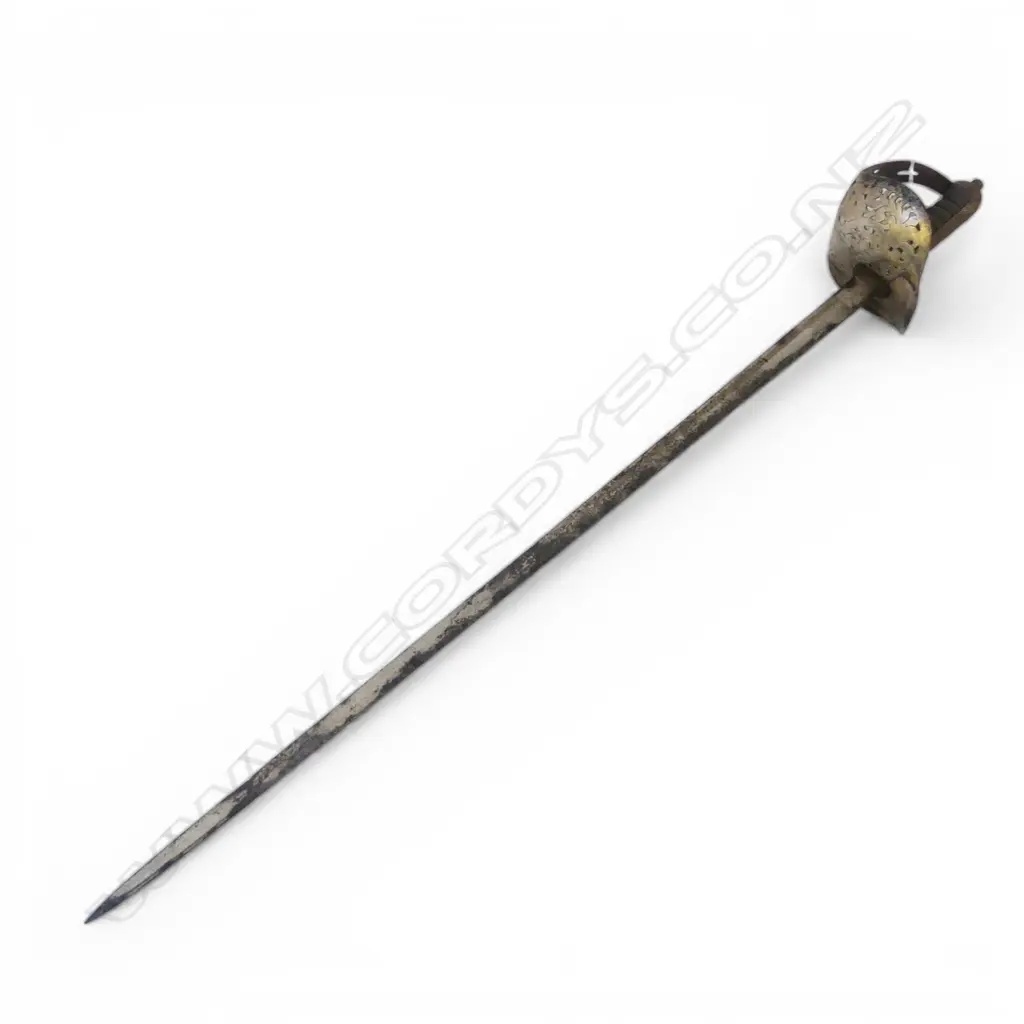 EDWARD VII 1897 PATTERN BRITISH INFANTRY OFFICER'S SWORD. No scabbard. Image 1++