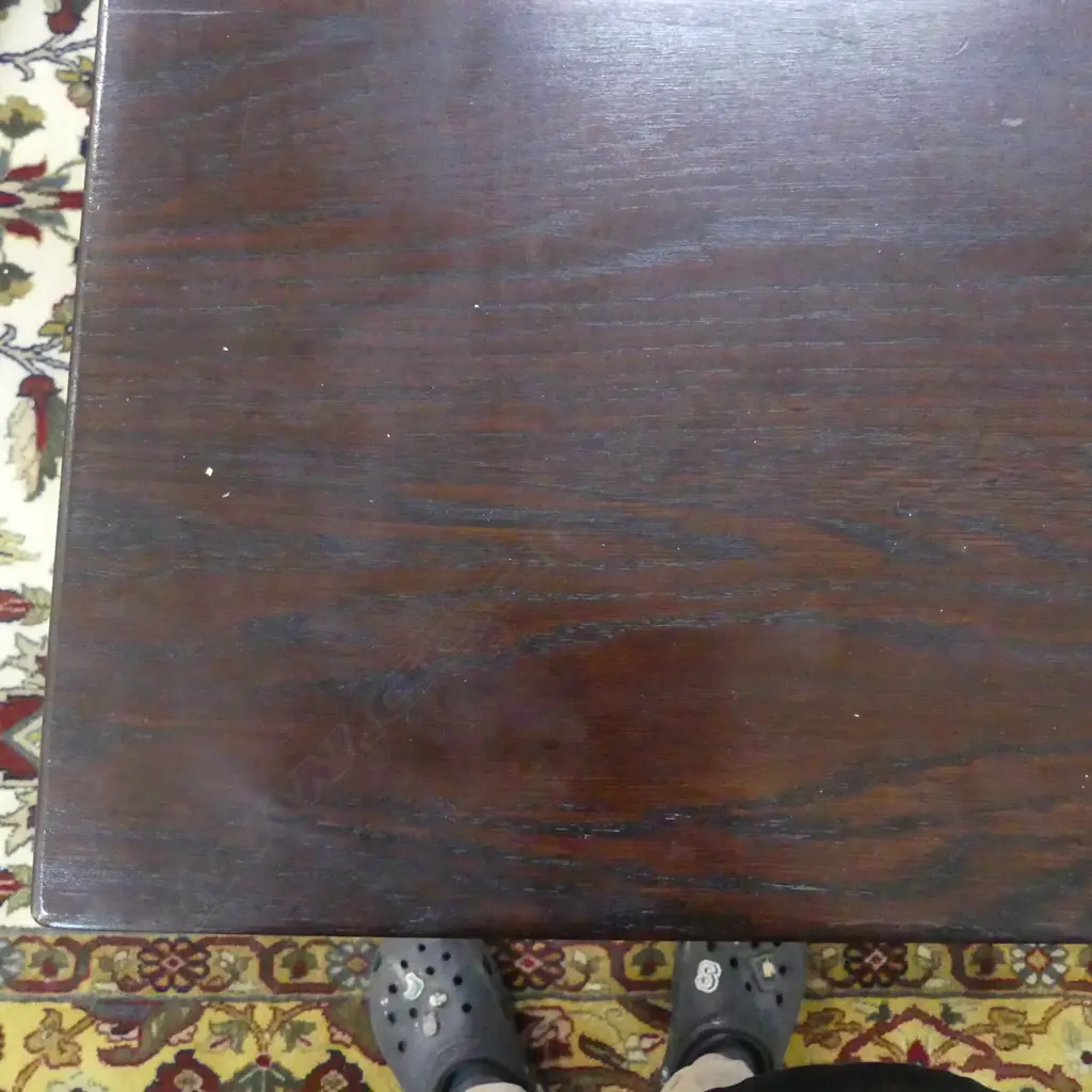 MODERN EBONISED DINING TABLE 2200x1000x750mm Image 1++