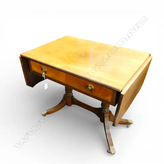 REGENCY STYLE MAHOGANY SOFA TABLE W.1080mm