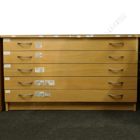 5 DRAWER PLAN CABINET 1000x740x570mm