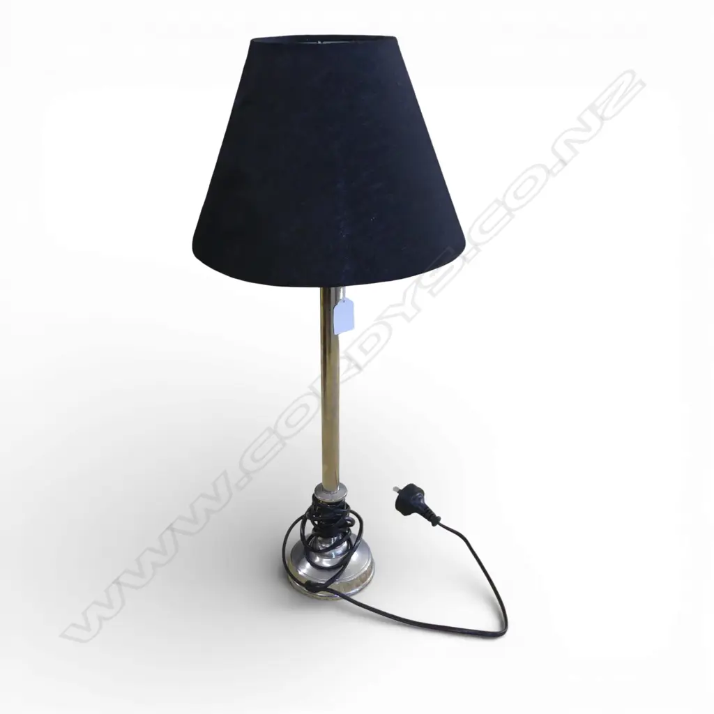 SILVER METAL TABLE LAMP H.580mm Image 1++