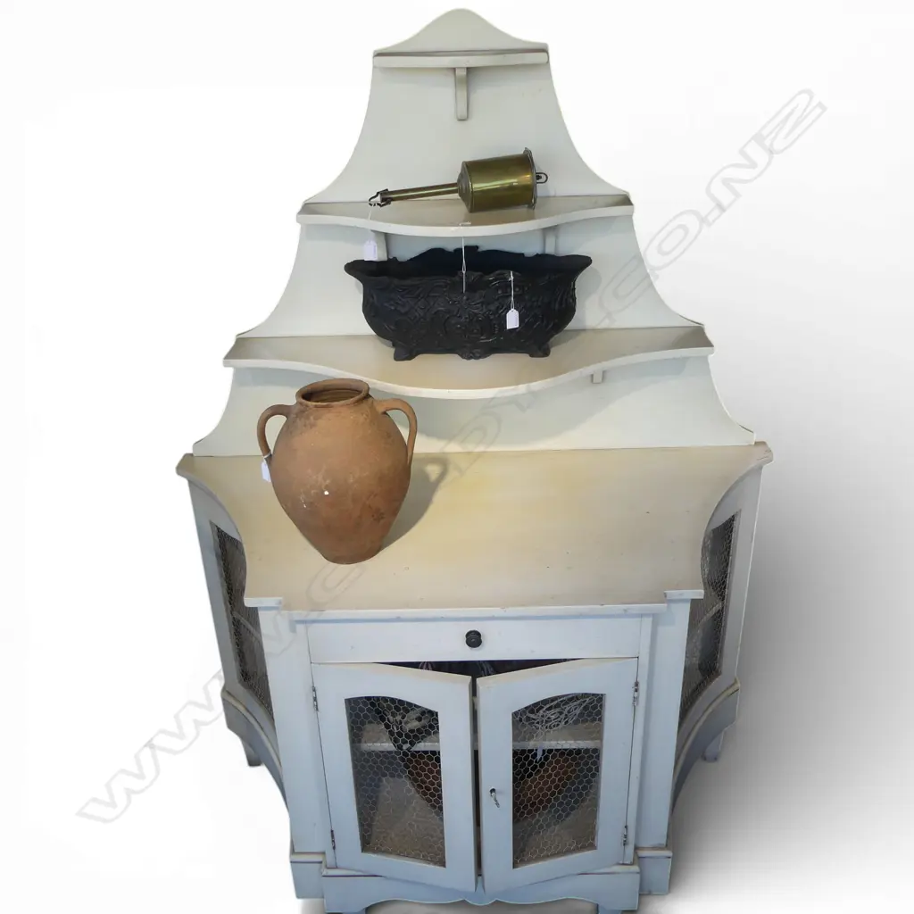 WHITE PAINTED CABINET 1300x610x1775mm Image 1++