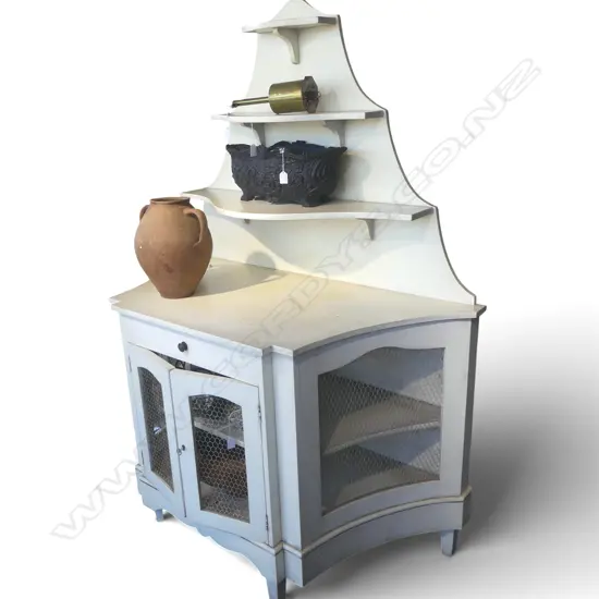 WHITE PAINTED CABINET 1300x610x1775mm