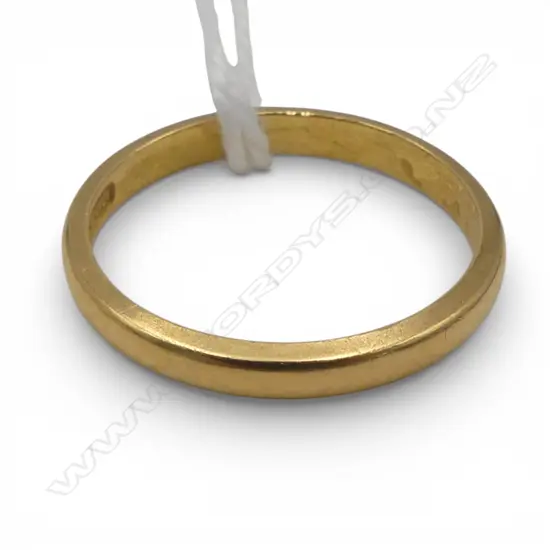 22CT GOLD WEDDER 3.08gms SIZE N