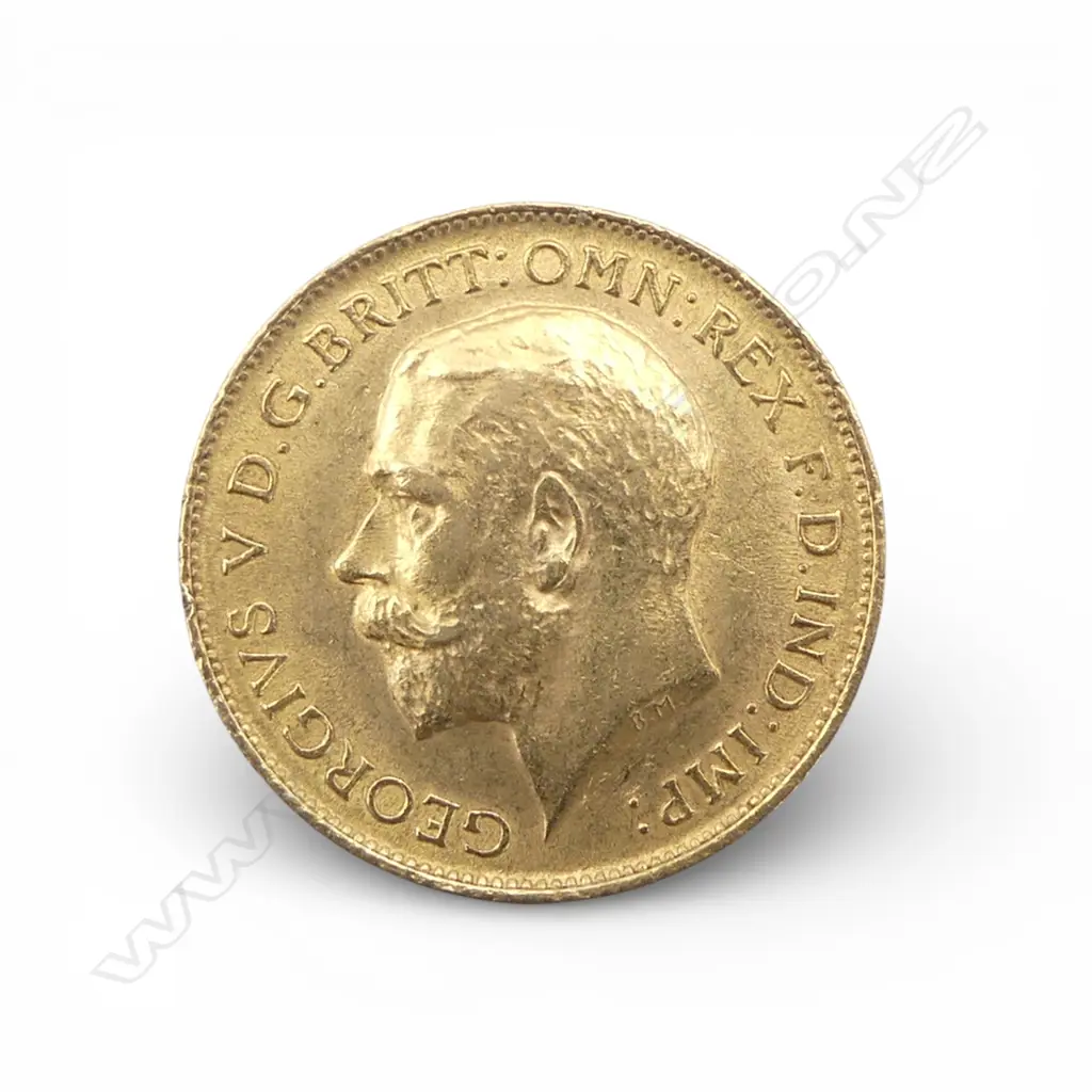 1913 GOLD HALF SOVEREIGN Image 1++