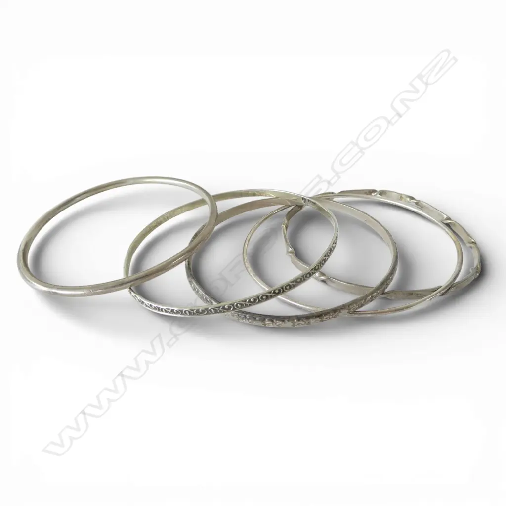 5 S/SILVER BANGLES 39GMA Image 1++
