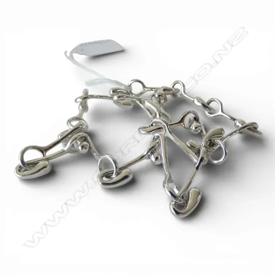 S/SILVER DESIGNER NECKLACE 54GMS