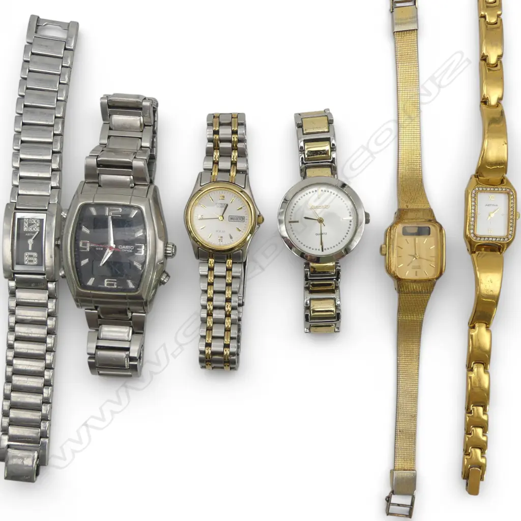 6 ASST. WRISTWATCH Incl. CASIO EDIFICE EFA-117 Image 1++