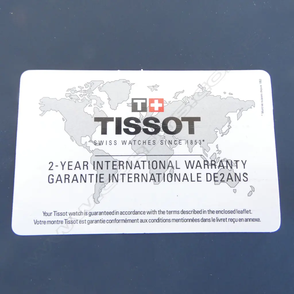 TISSOT WRIST WATCH, BOXED w. RECEIPTS, MANUAL, CERTIFICATE, WARRANTY. as new Image 1++