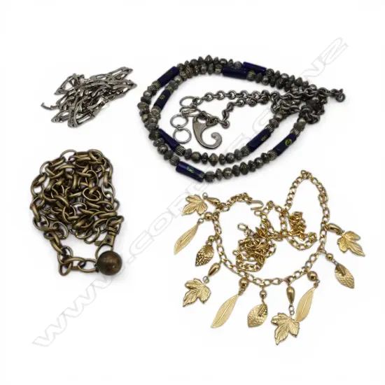 ASSTD CHAIN AND BEAD BELTS (could be converted to long necklaces)