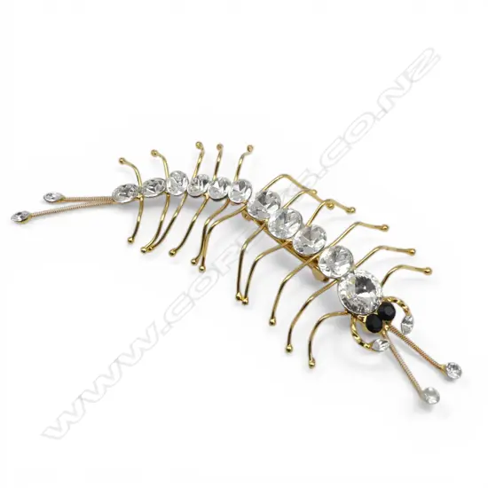 COSTUME CENTIPEDE BROOCH  