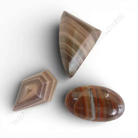 BOX VINTAGE AGATE GEMSTONES
