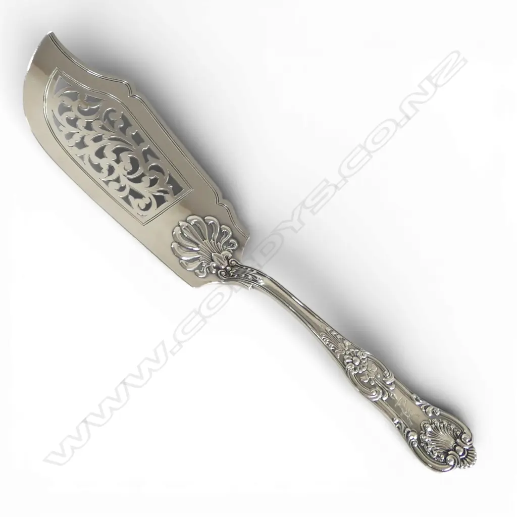 VICTORIAN STG FISH SLICE, LONDON 1848, 201gms, 315 (l) Image 1++