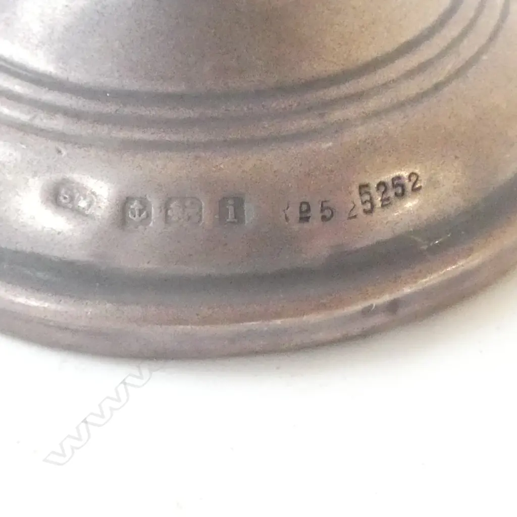 STG SILVER & IVORY BRIDGE SCORER, BIRMINGHAM 1908, WEIGHTED some faults Image 1++