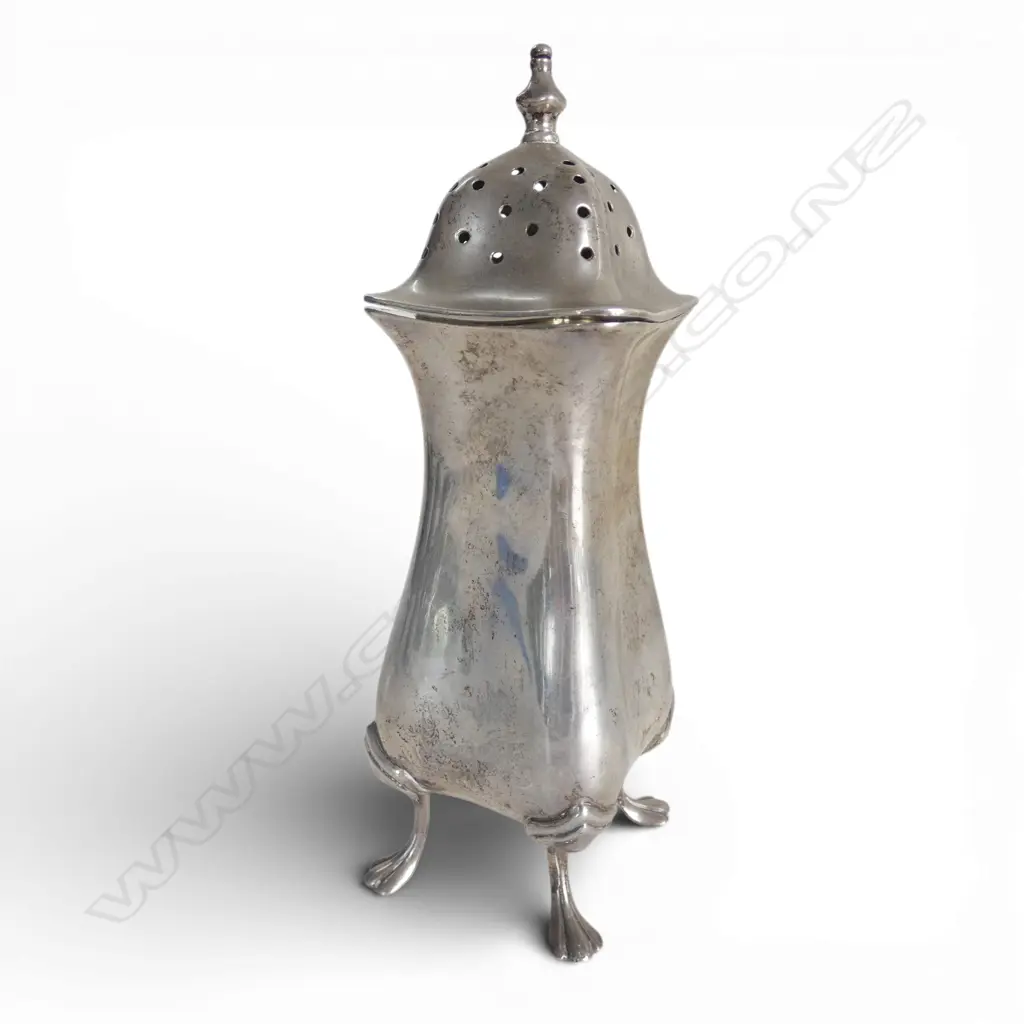 STG SUGAR CASTER, BIRMINGHAM, 1912, 233gms,  (H) 180mm Image 1++