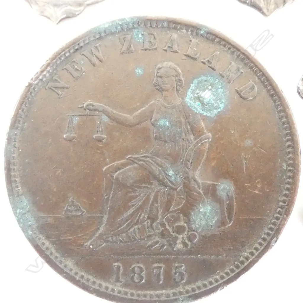 4 OLD SILVER FOB MEDALLIONS + 1875 NZ S. Clarkson token Chch Image 1++