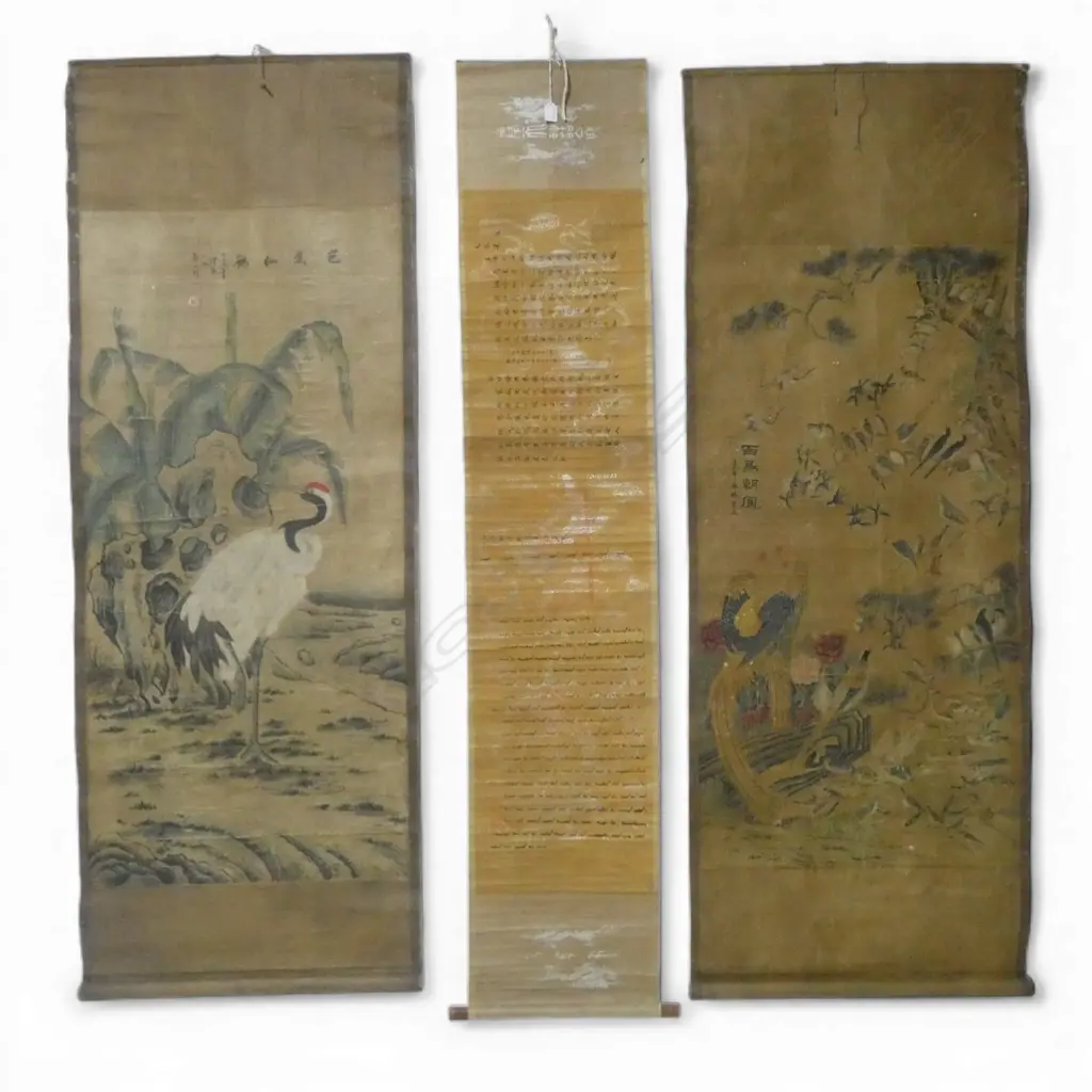 3 ORIENTAL SCROLLS Image 1++