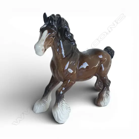 BESWICK CLYDESDALE HORSE, H.215X260mm