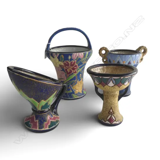 4 AMPHORA VASES H.235mm