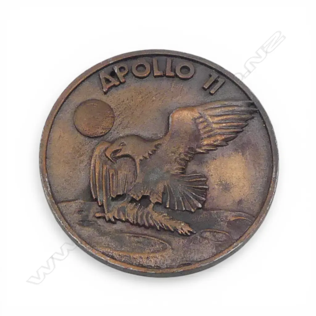 1969 MOON LANDING COMMEMORATIVE MEDAL Image 1++