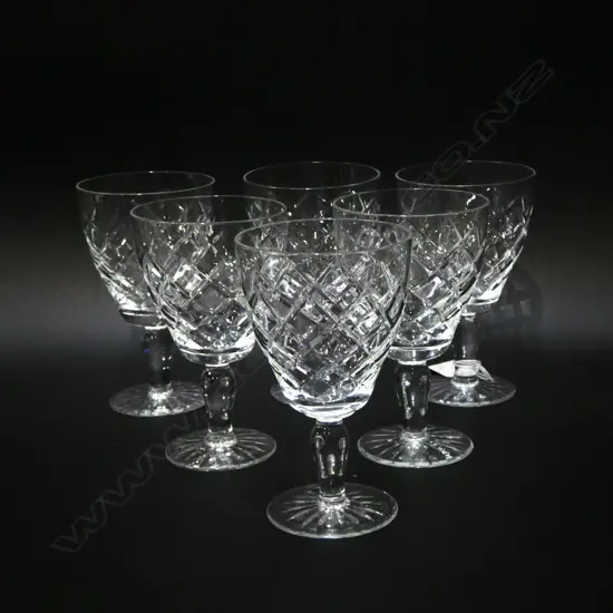 6 ORREFORS CRYSTAL KOROLINA GLASSES