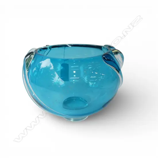 KATIE BROWN ART GLASS VASE, SIGNED & DATED 2007 H.165mm